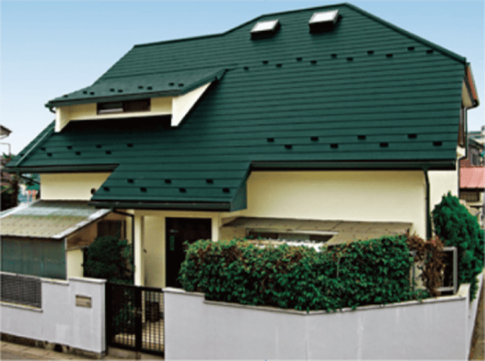 横暖ルーフ　施工イメージ